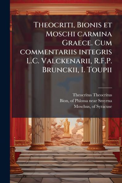 Theocriti Bionis et Moschi carmina Graece. Cum commentariis integris L.C. Valckenarii R.F.P. Brunckii I. Toupii