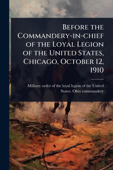 Before the Commandery-in-chief of the Loyal Legion of the United States Chicago October 12 1910
