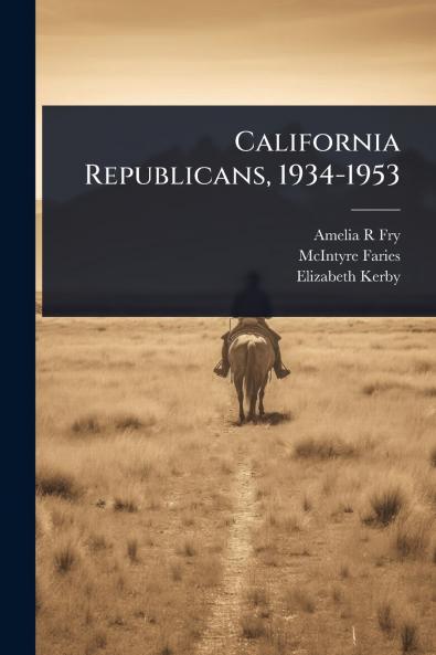 California Republicans 1934-1953