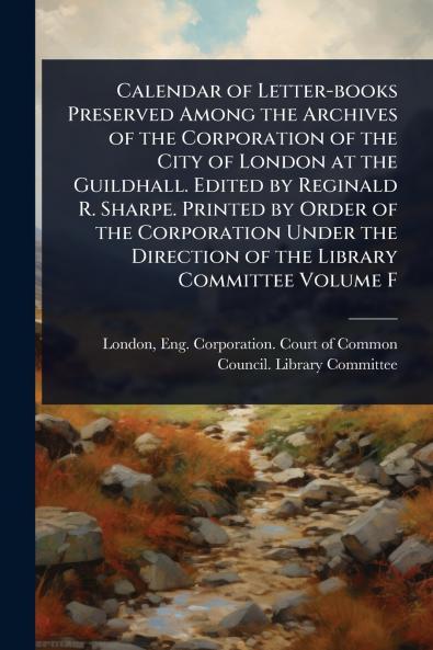 Calendar of Letter-books Preserved Among the Archives of the Corporation of the City of London at the Guildhall. Edited by Reginald R. Sharpe. Printed by Order of the Corporation Under the Direction of the Library Committee Volume F