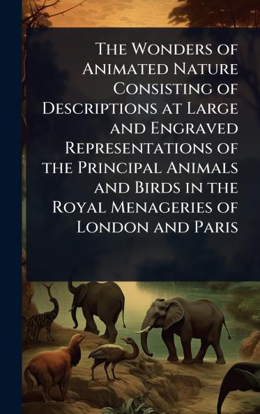Wonders of Animated Nature Consisting of Descriptions at Large and Engraved Representations of the Principal Animals and Birds in the Royal Menageries of London and Paris