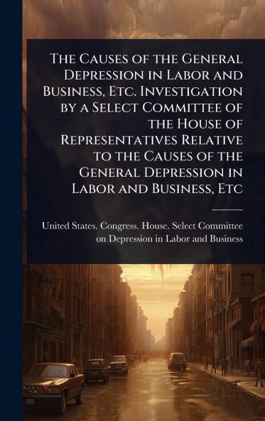 Causes of the General Depression in Labor and Business Etc. Investigation by a Select Committee of the House of Representatives Relative to the Causes of the General Depression in Labor and Business Etc