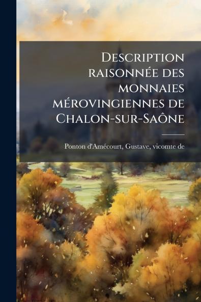 Description raisonnÃ(c)e des monnaies mÃ(c)rovingiennes de Chalon-sur-SaÃ´ne
