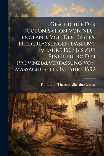 Geschichte Der Colonisation Von Neu-england Von Den Ersten Niederlassungen Daselbst Im Jahre 1607 Bis Zur EinfÃ1/4hrung Der Provinzialverfassung Von Massachusetts Im Jahre 1692