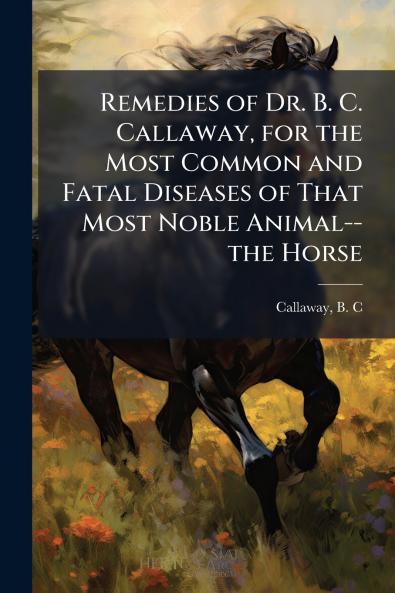 Remedies of Dr. B. C. Callaway for the Most Common and Fatal Diseases of That Most Noble Animal--the Horse