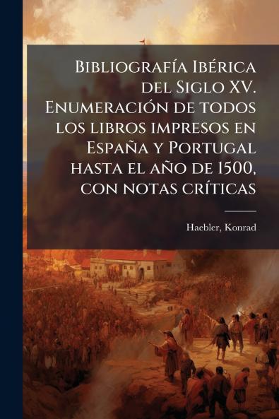 BibliografÃ­a IbÃ©rica del Siglo XV. EnumeraciÃ³n de todos los libros impresos en EspaÃ±a y Portugal hasta el aÃ±o de 1500 con notas crÃ­ticas
