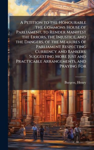 A Petition to the Honourable the Commons House of Parliament to Render Manifest the Errors the Injustice and the Dangers of the Measures of Parliament Respecting Currency and Bankers