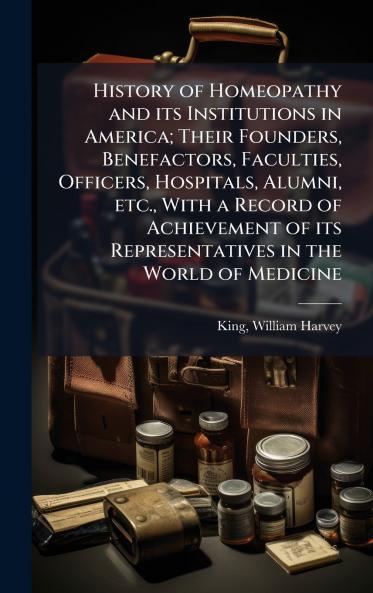 History of Homeopathy and its Institutions in America; Their Founders Benefactors Faculties Officers Hospitals Alumni etc. With a Record of Achievement of its Representatives in the World of Medicine