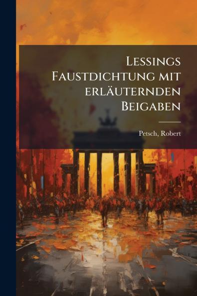 Lessings Faustdichtung mit erlÃ¤uternden Beigaben