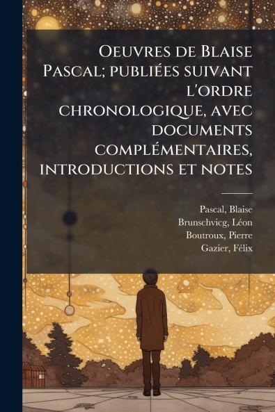 Oeuvres de Blaise Pascal; publiÃ©es suivant l'ordre chronologique avec documents complÃ©mentaires introductions et notes