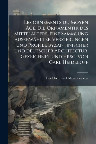 Les ornements du Moyen Age. Die Ornamentik des Mittelalters; eine Sammlung auserwÃ¤hlter Verzierungen und Profile byzantinischer und deutscher Architectur. Gezeichnet und hrsg. von Carl Heideloff