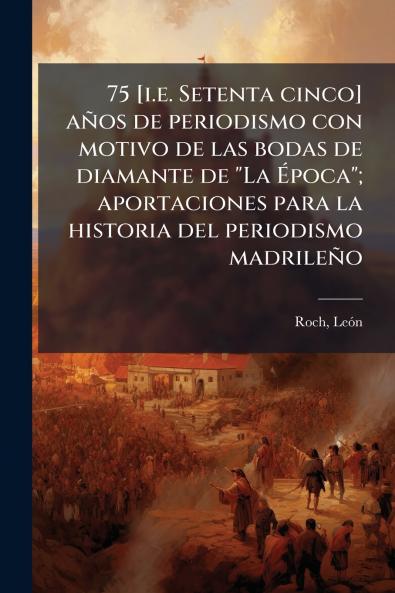 75 [i.e. Setenta cinco] aÃ±os de periodismo con motivo de las bodas de diamante de La Ã?poca; aportaciones para la historia del periodismo madrileÃ±o