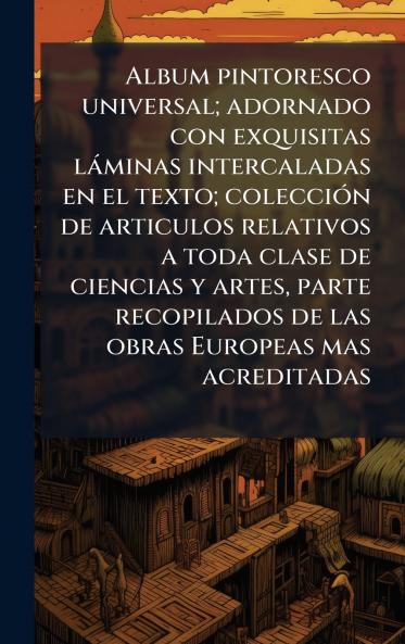 Album pintoresco universal; adornado con exquisitas lÃ¡minas intercaladas en el texto; colecciÃ³n de articulos relativos a toda clase de ciencias y artes parte recopilados de las obras Europeas mas acreditadas