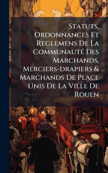 Statuts Ordonnances Et Reglemens De La CommunautÃ© Des Marchands Merciers-drapiers & Marchands De Place Unis De La Ville De Rouen