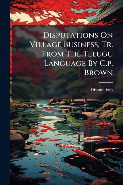 Disputations On Village Business Tr. From The Telugu Language By C.p. Brown