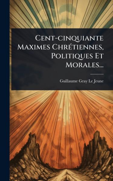 Cent-cinquiante Maximes ChrÃ(c)tiennes Politiques Et Morales...