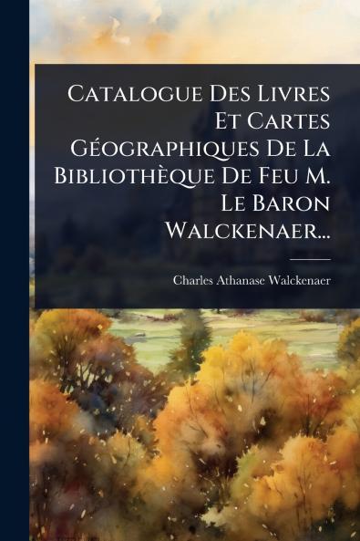 Catalogue Des Livres Et Cartes GÃ(c)ographiques De La Bibliothèque De Feu M. Le Baron Walckenaer...