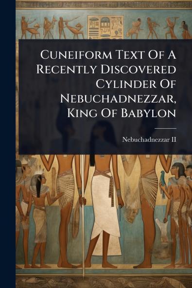 Cuneiform Text Of A Recently Discovered Cylinder Of Nebuchadnezzar King Of Babylon
