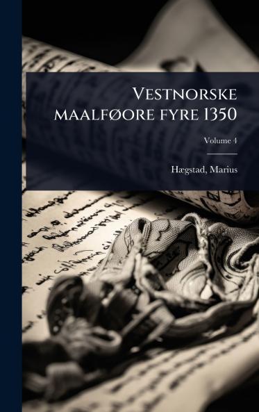Vestnorske maalfÃ ore fyre 1350