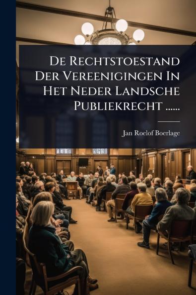 De Rechtstoestand Der Vereenigingen In Het Neder Landsche Publiekrecht ......