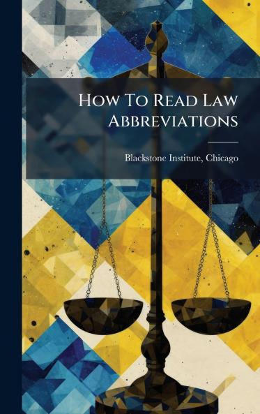 How To Read Law Abbreviations
