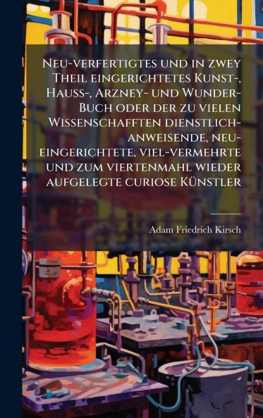 Neu-verfertigtes und in zwey Theil eingerichtetes Kunst- HauÃ&#159;- Arzney- und Wunder-Buch oder der zu vielen Wissenschafften dienstlich-anweisende neu-eingerichtete viel-vermehrte und zum viertenmahl wieder aufgelegte curiose KÃ1/4nstler