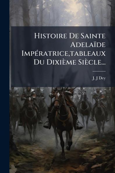 Histoire De Sainte AdelaÃ¯de ImpÃ©ratricetableaux Du DixiÃ¨me SiÃ¨cle...