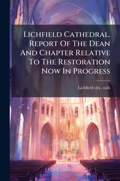Lichfield Cathedral. Report Of The Dean And Chapter Relative To The Restoration Now In Progress