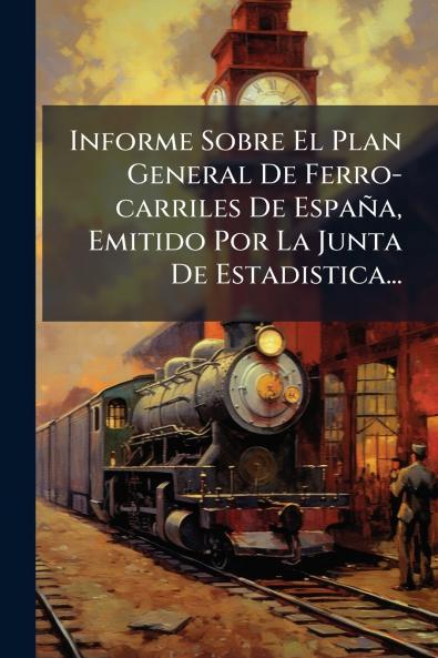 Informe Sobre El Plan General De Ferro-carriles De EspaÃ±a Emitido Por La Junta De Estadistica...