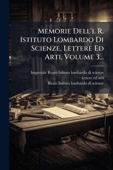 Memorie Dell'i. R. Istituto Lombardo Di Scienze Lettere Ed Arti Volume 3...