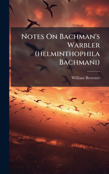 Notes On Bachman's Warbler (helminthophila Bachmani)