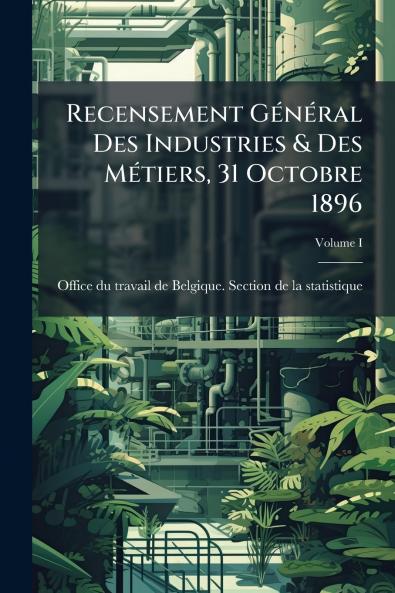 Recensement GÃ©nÃ©ral Des Industries & Des MÃ©tiers 31 Octobre 1896