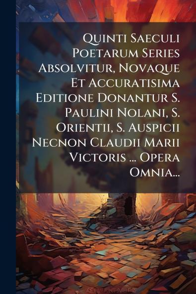 Quinti Saeculi Poetarum Series Absolvitur Novaque Et Accuratisima Editione Donantur S. Paulini Nolani S. Orientii S. Auspicii Necnon Claudii Marii Victoris ... Opera Omnia...