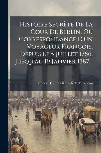 Histoire SecrÃ¨te De La Cour De Berlin Ou Correspondance D'un Voyageur FranÃ§ois Depuis Le 5 Juillet 1786 Jusqu'au 19 Janvier 1787...