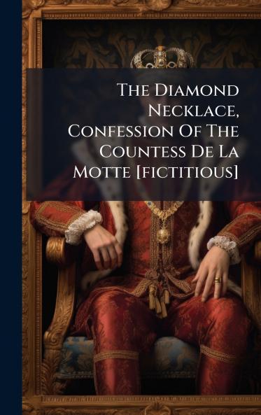 The Diamond Necklace Confession Of The Countess De La Motte [fictitious]
