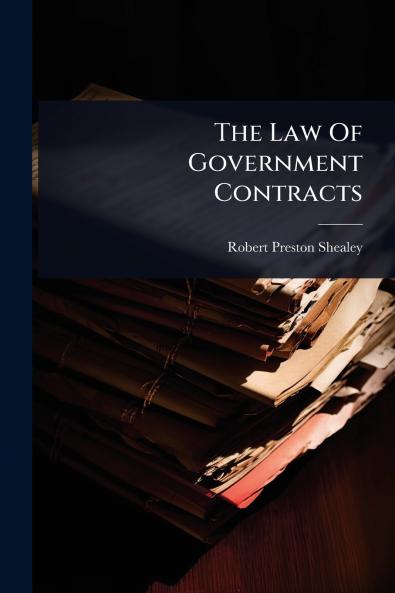 Law Of Government Contracts