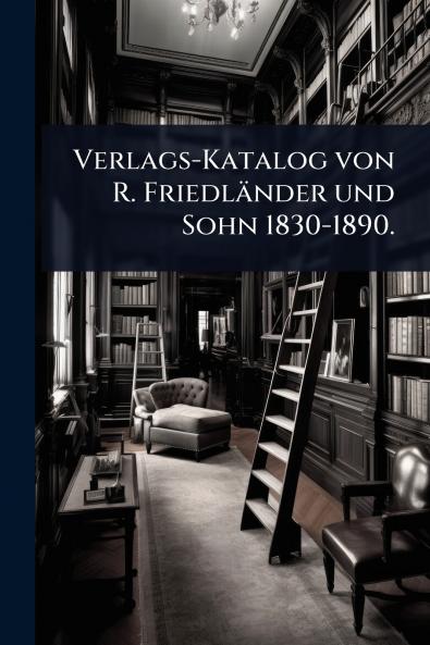 Verlags-Katalog von R. Friedländer und Sohn 1830-1890.