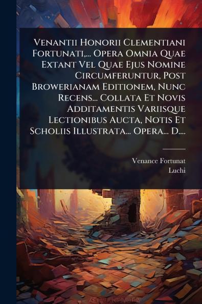 Venantii Honorii Clementiani Fortunati ... Opera Omnia Quae Extant Vel Quae Ejus Nomine Circumferuntur Post Browerianam Editionem Nunc Recens... Collata Et Novis Additamentis Variisque Lectionibus Aucta Notis Et Scholiis Illustrata... Opera... D....