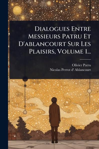 Dialogues Entre Messieurs Patru Et D'ablancourt Sur Les Plaisirs Volume 1...