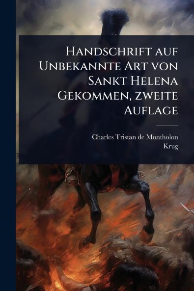 Handschrift auf Unbekannte Art von Sankt Helena Gekommen zweite Auflage