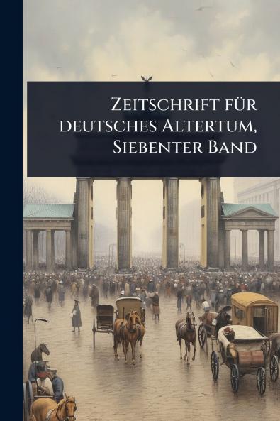 Zeitschrift fÃ1/4r deutsches Altertum Siebenter Band