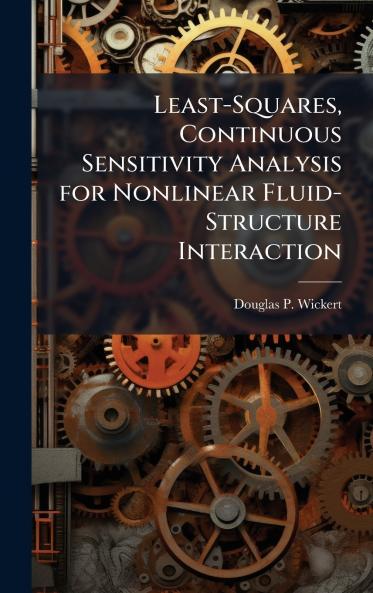 Least-Squares Continuous Sensitivity Analysis for Nonlinear Fluid-Structure Interaction