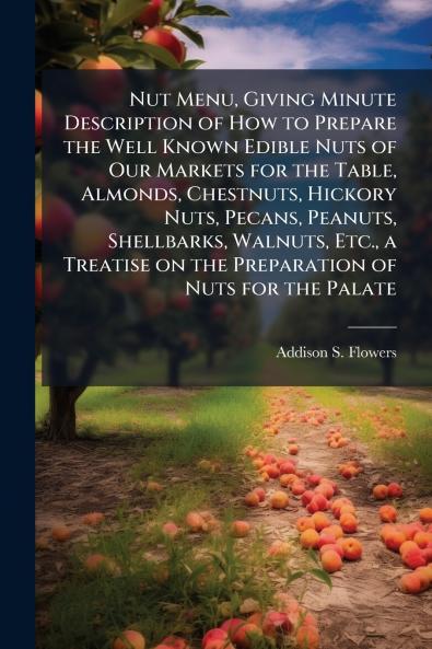 Nut Menu Giving Minute Description of How to Prepare the Well Known Edible Nuts of Our Markets for the Table Almonds Chestnuts Hickory Nuts Pecans Peanuts Shellbarks Walnuts Etc. a Treatise on the Preparation of Nuts for the Palate