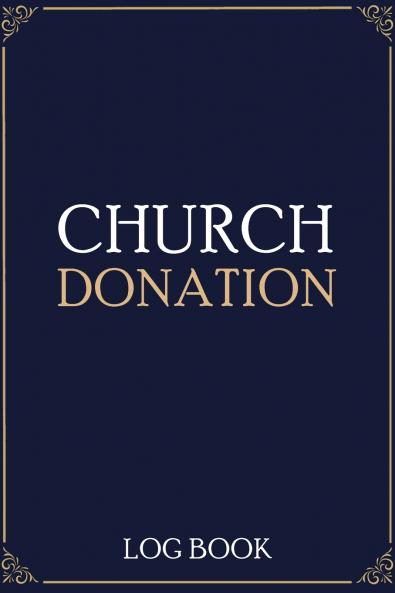 Church Donation Log Book