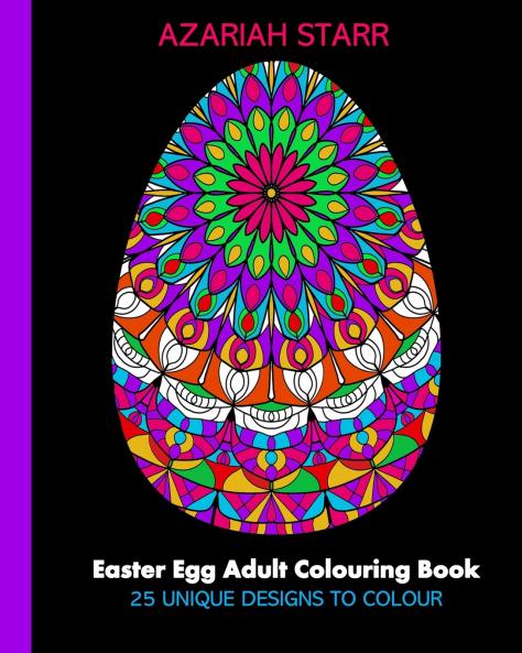 Easter Egg Adult Colouring Book