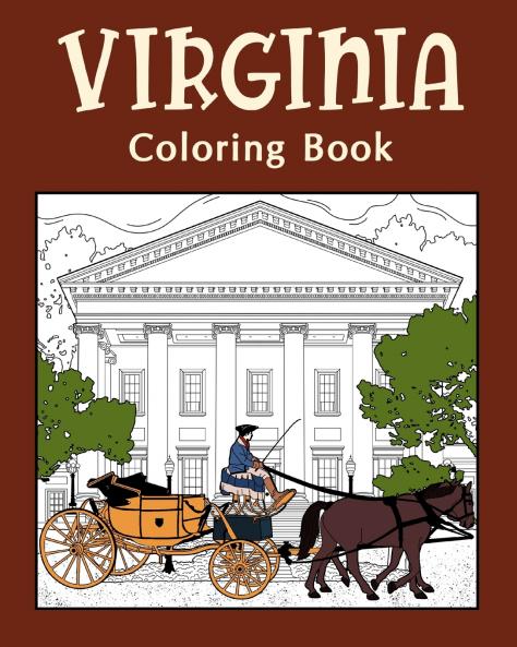 Virginia Coloring Book Adult Coloring Pages