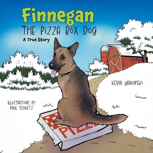 Finnegan the Pizza Box Dog