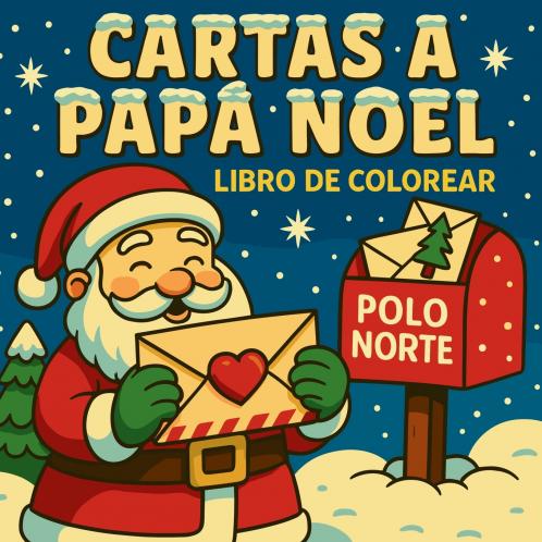 Cartas a Papá Noel - Libro de colorear