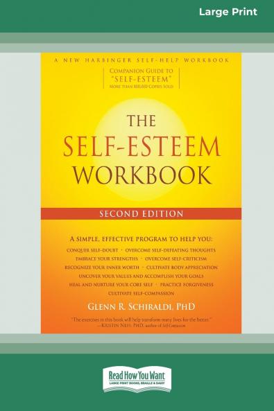 The Self-Esteem Workbook [Large Print 16 Pt Edition]