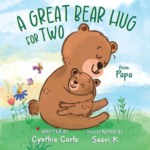 Great Bear Hug for Two From Papa